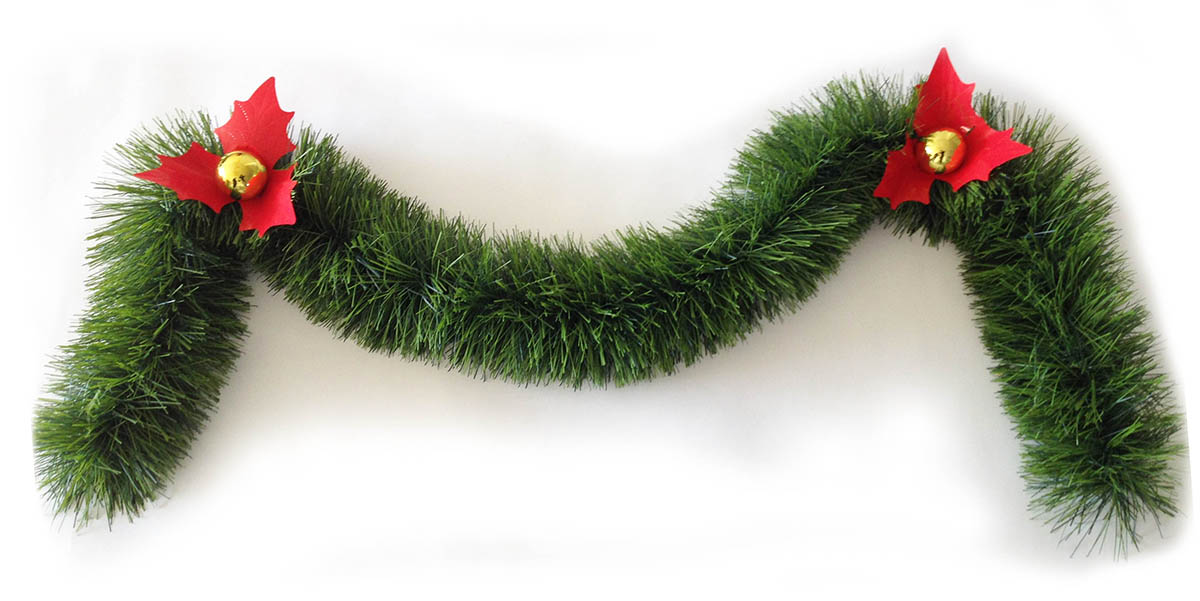 Weihnachten künstliche Lametta Dekoration