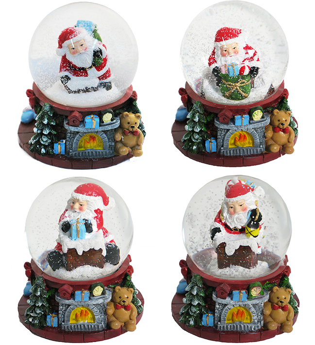 Bolas de agua de Papa Noel