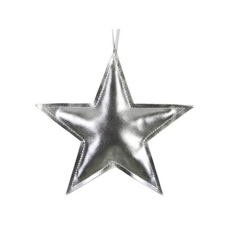 Colgante estrella de cuero
