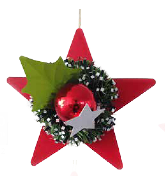 Estrella decorada