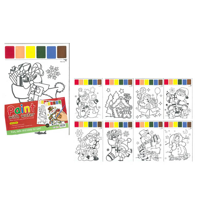 Dibujo con pinturas para colorear