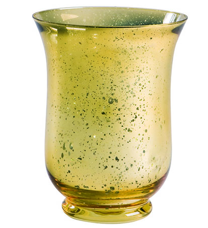 Jarrón de cristal oro