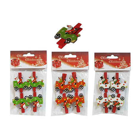 Pinzas de coches de navidad